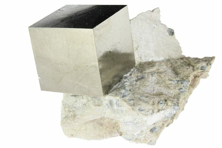 Pyrite Cube In Matrix - Navajun, Spain #95641